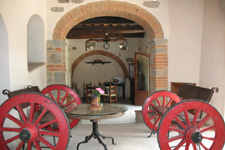 Gli interni della casa vacanze