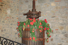 Particolare dell'interno della casa