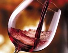 Bicchiere di vino Chianti toscano