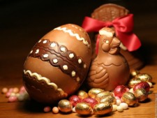 Foto di uova di cioccolato